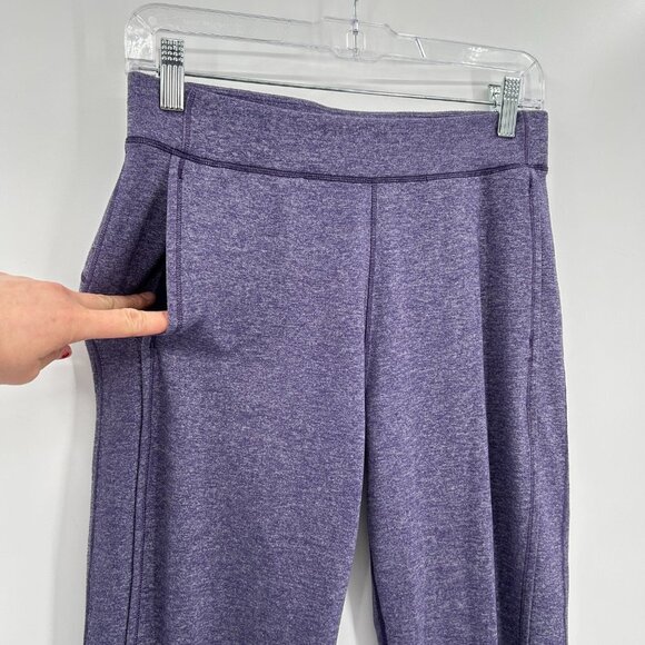 IVIVVA By Lululemon Set To Go Heather Purple Athletic Jogger Pants Size 14 - Picture 3 of 7